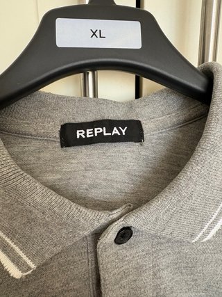 Polo Replay Gris Talla M