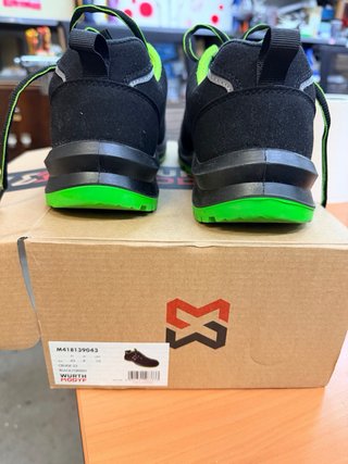 Zapatillas de trabajo Würth Modyf negras y verdes