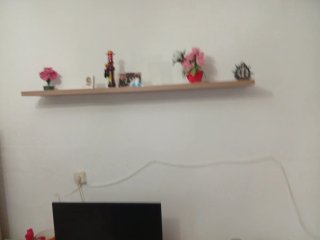 Mueble de comedor y vitrina madera