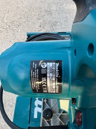 Makita SP6000 Sierra Incisión + Carril 140cm
