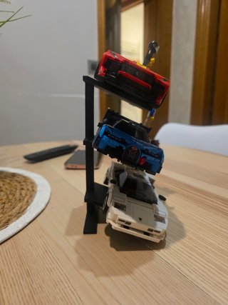 Expositor 3 niveles Lego Speed Champions VERSION 2