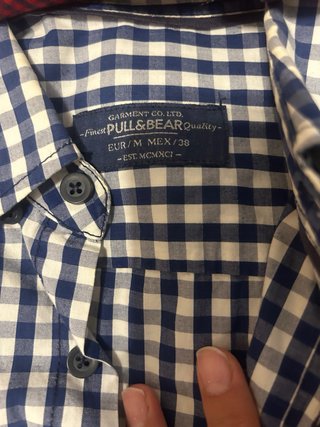 Lote 4 Camisas Pull&Bear Chico Talla M