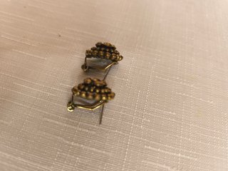 Pendientes vintage dorados
