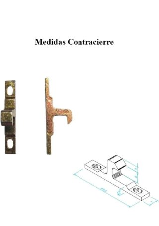 Lote 2 Cierres Ventana Corredera HT Blancos