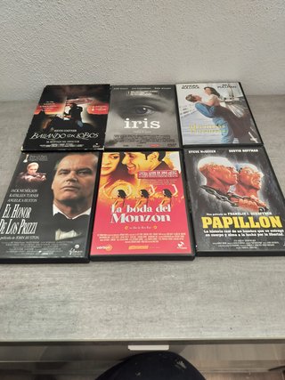 Lotto di 6 film in DVD: Ballando con i Lupi, Iris, e altri