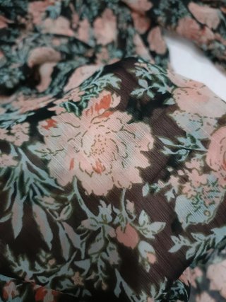 Blusa Mango Talla S Estampado Floral