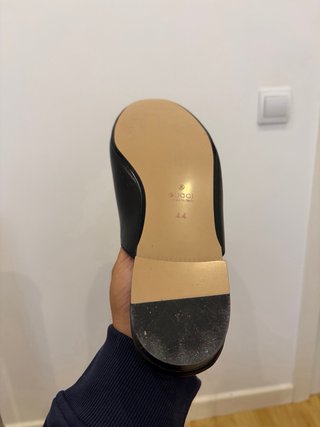 Mocasines Gucci Horsebit Negro/Dorado