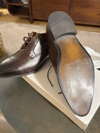 Zapatos piel de hombre Devr Marrón Talla 40