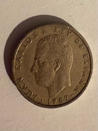 Moneda 100 pesetas Carlos y Sofía 1988