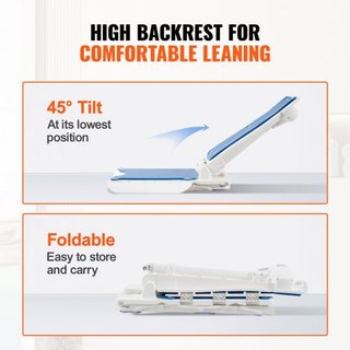 Ascensore per Sedia Elettrica, Dispositivi per Sollevare Anziani da Terra, Regolabile in Altezza da 3.03-19.96 Pollici, Supporta fino a 310 LBS, Inclinazione di 45° per Comodità
