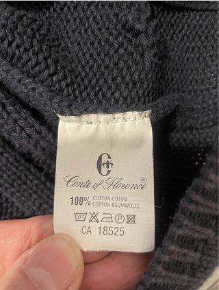 Maglione Conte of Florence unisex in cotone