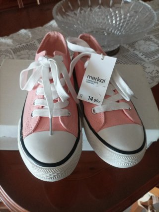 Bambas Merkal Salmon Talla 35 Nuevas