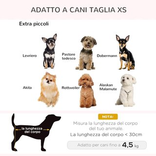 Letto per Cani di Piccola Taglia, Divano per Cani da Interno con Cuscino, 70X47X30Cm, Grigio Antracite