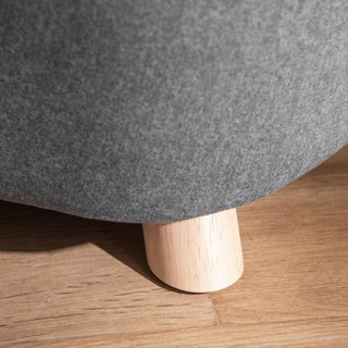 Letto per Cani di Piccola Taglia, Divano per Cani da Interno con Cuscino, 70X47X30Cm, Grigio Antracite