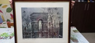 Quadro completo  soggetto Parigi Arco di trionfo