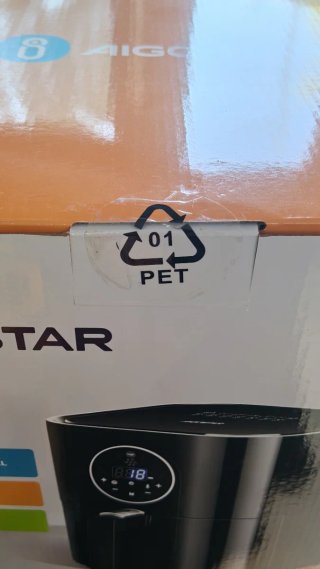 Nuevo Freidora Aire Aigostar Mini Cube 1500W