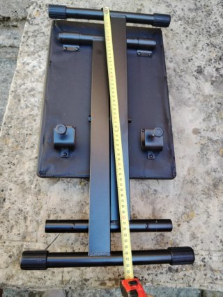 Banqueta Plegable Negra