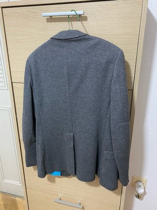 Americana gris jaspeado de algodón Fórmula Joven