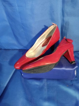 Zapatos de tacón rojos mujer talla 36