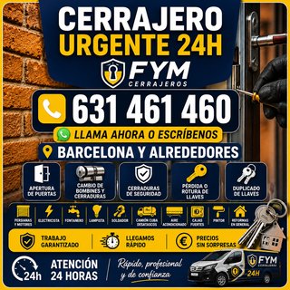 CERRAJERO URGENCIA 631461460