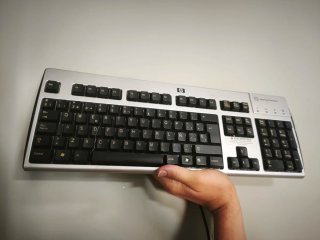 Teclado HP Lector Tarjetas DNI