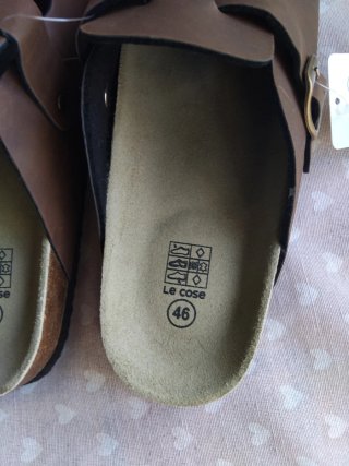 Sandali Unisex Le cose N.46 Marrone