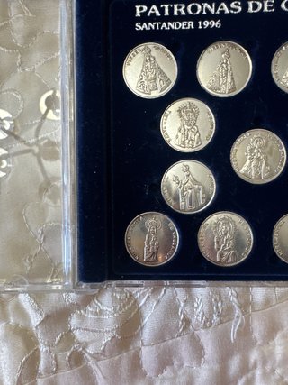 13 Monete Argento Patronas di Cantabria