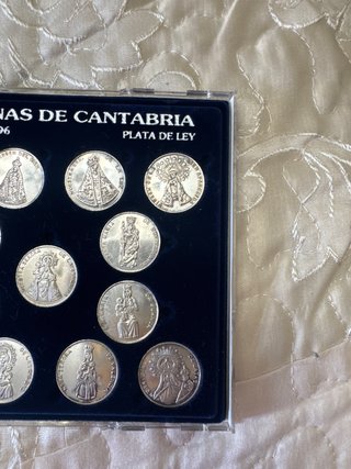 13 Monete Argento Patronas di Cantabria