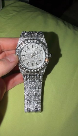 AP Reloj Diamantes Plateado