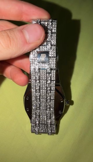 AP Reloj Diamantes Plateado