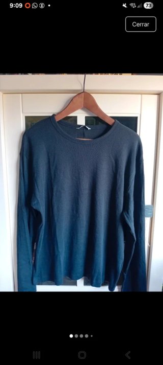 Camiseta Zara Manga Larga Talla XL