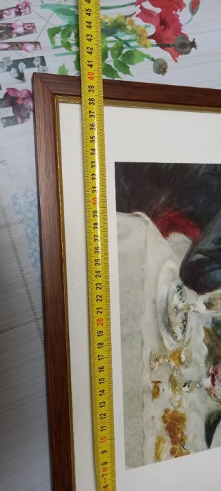 Quadro donna con cane