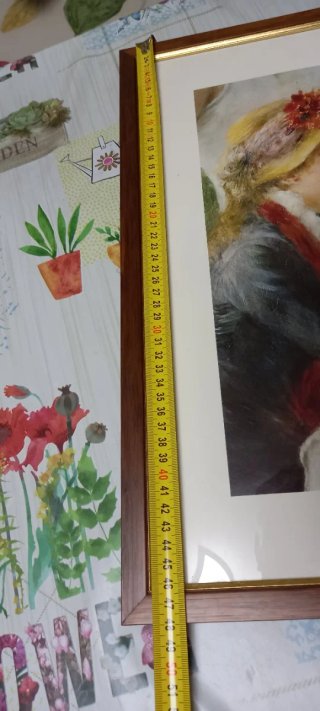 Quadro donna con cane