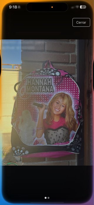 Mochila Escolar Hannah Montana