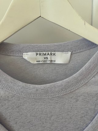 Camiseta doble Primark lila XS