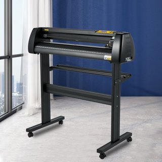 Máquina de Corte de Vinilo Plotter 34” Software Signmaster Máquina de Fabricación de Señales Alimentación de Papel de 870 mm Plotter de Corte de Vinilo con Soporte (34” 870mm)