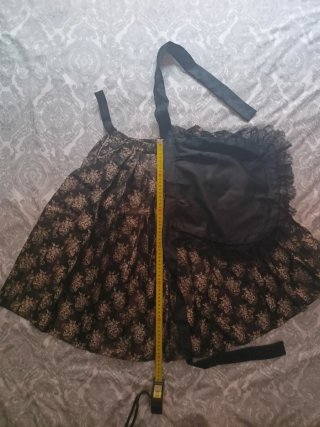 Traje Baturra Niña Blanco y Negro