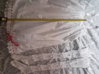 Traje Baturra Niña Blanco y Negro