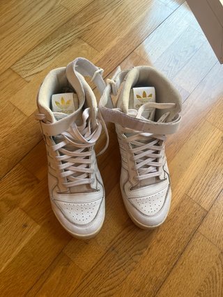 Adidas Forum High Doradas Blancas