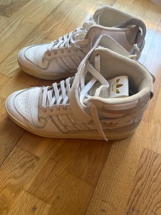 Adidas Forum High Doradas Blancas