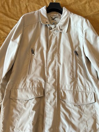 Giubbotto Uomo vintage Beige trench