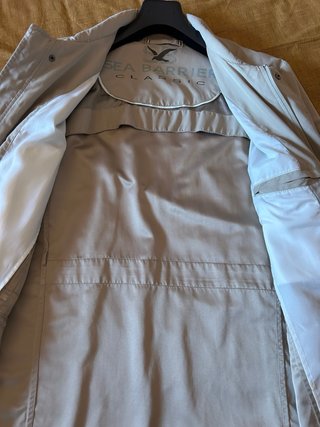 Giubbotto Uomo vintage Beige trench