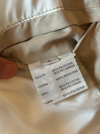 Giubbotto Uomo vintage Beige trench