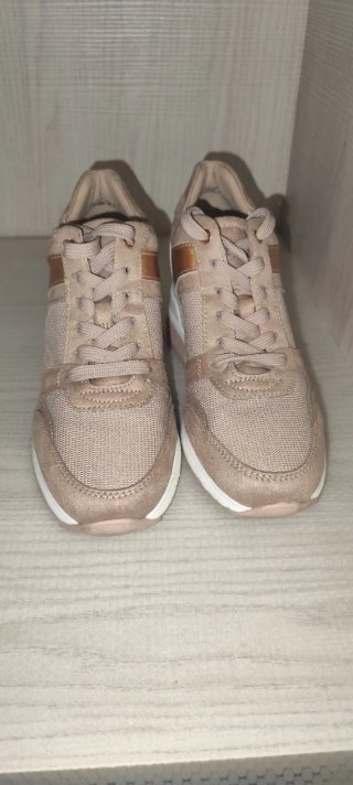 Zapatillas cuña mujer rosita