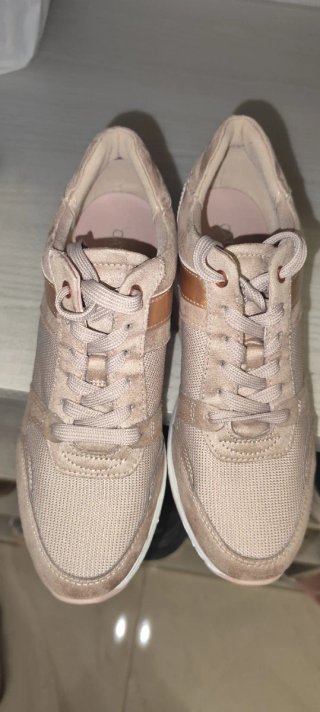 Zapatillas cuña mujer rosita