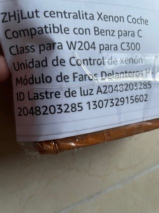 Centralita Faro Xenon