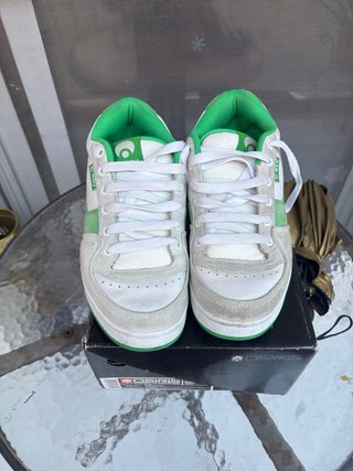 Zapatillas Osiris Verdes y Blancas