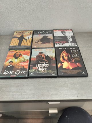Lote 6 Películas DVD: Indochina, Cyrano, Match Poi