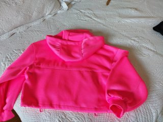 Chaqueta corta Zara fucsia