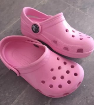 Crocs Infantiles Rosa Talla 23/24